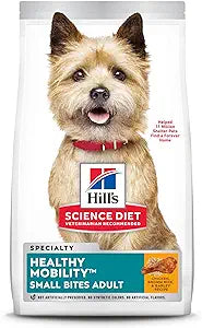 Dry Dog Food, Adult, Healthy Mobility Small Bites, Chicken Meal, Brown Rice & Barley Recipe, 4 Lb. Bag - Shop for less