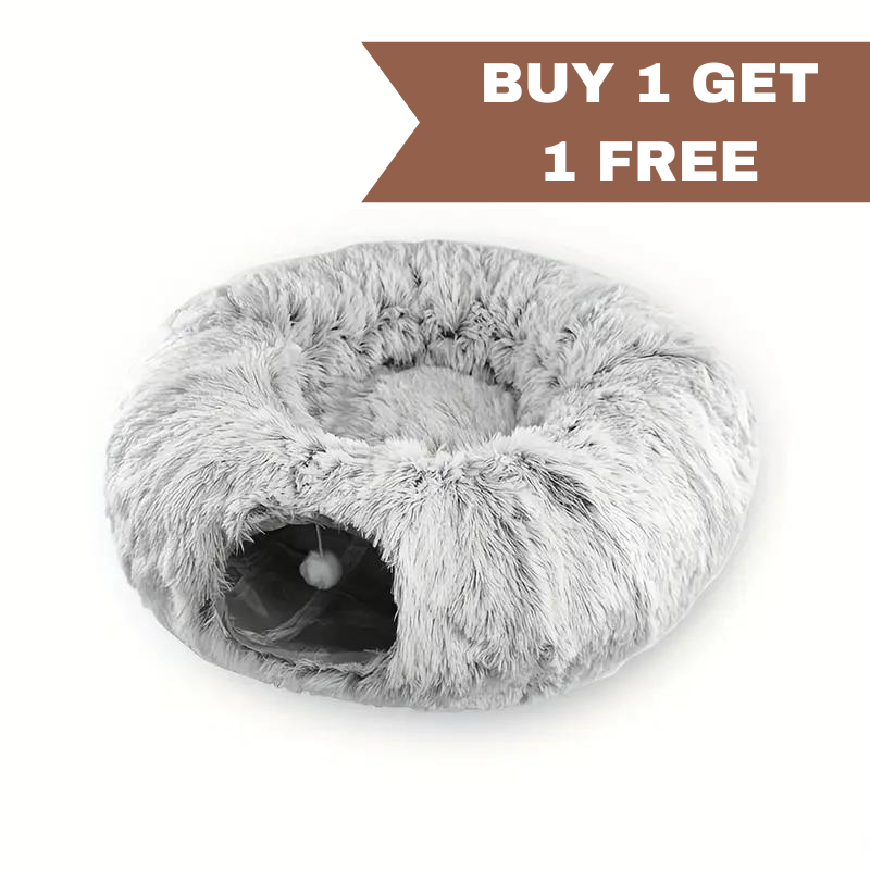 CozyCrawl™ 2 In 1 Cat Tunnel Bed - Shop for less