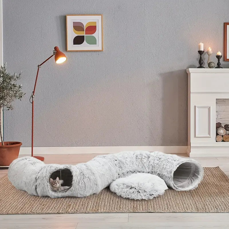 CozyCrawl 2 In 1 Cat Tunnel Bed - Shop for less