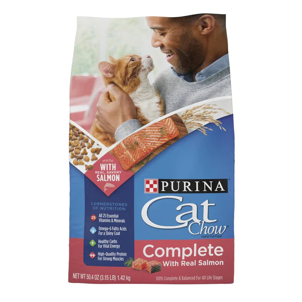 Purina High Protein Salmon Dry Cat Food, 3.15 Lb Bag - Shop for less