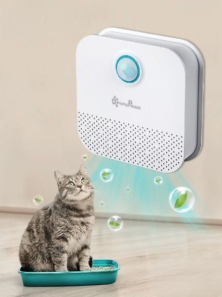 Air Purifier and Deodorizer with Litter Box - Downy Paws - Shop for less