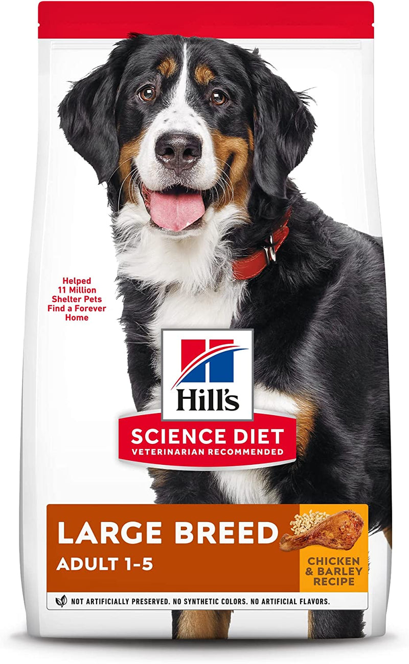 Dry Dog Food, Adult, Large Breed, Chicken & Barley Recipe, 15 Lb. Bag - Shop for less