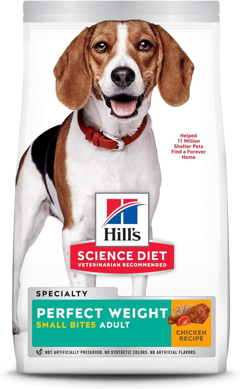 Adult Perfect Weight Small Bites Dry Dog Food, Chicken Recipe, 25 Lb. Bag - Shop for less