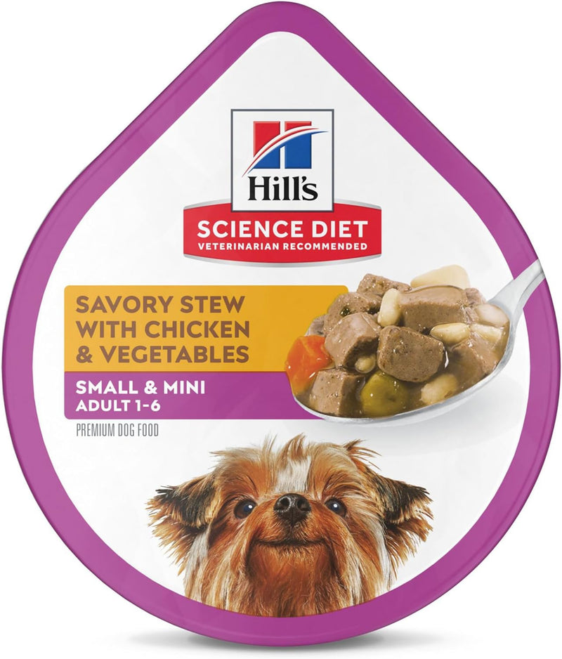 Wet Dog Food, Adult, Small Paws for Small Breeds, Savory Stew Beef & Vegetables Pack of 12 - Shop for less