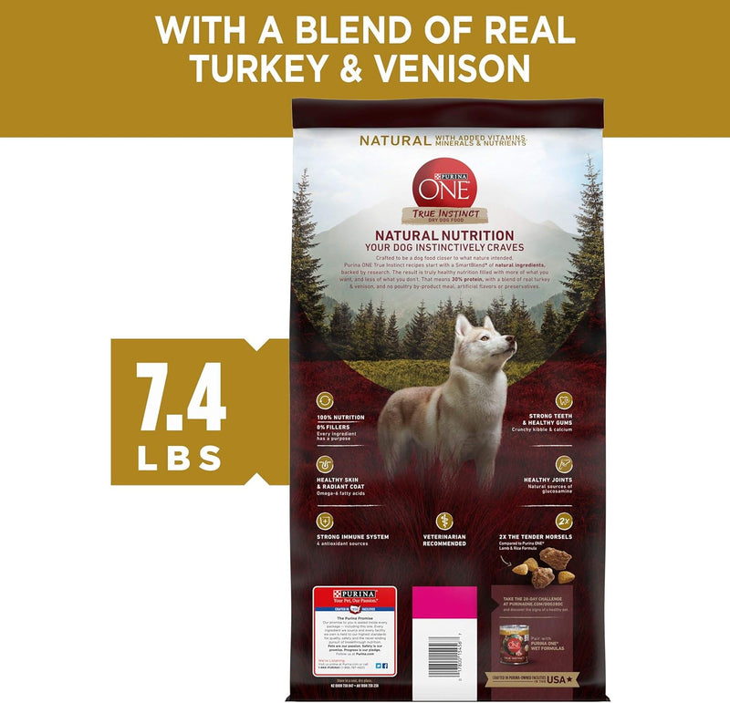 True Instinct with a Blend of Real Turkey and Venison Dry Dog Food - 7.4 Lb. Bag - Shop for less