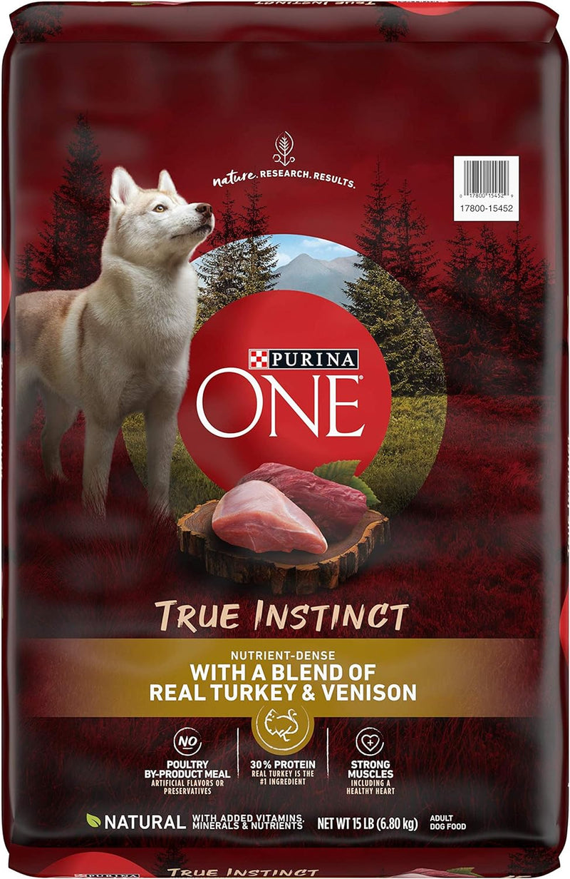 True Instinct with a Blend of Real Turkey and Venison Dry Dog Food - 7.4 Lb. Bag - Shop for less