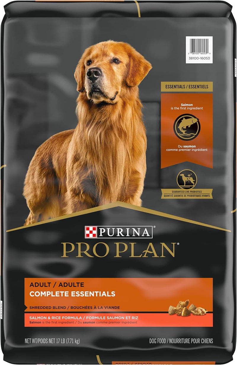 High Protein Dog Food with Probiotics for Dogs, Shredded Blend Salmon & Rice Formula - 33 Lb. Bag - Shop for less