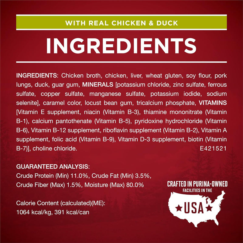 Real Chicken and Duck High Protein Wet Dog Food Variety Pack - (Pack of 12) 13 Oz. Cans - Shop for less