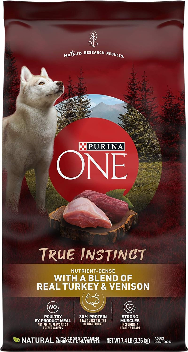 True Instinct with a Blend of Real Turkey and Venison Dry Dog Food - 7.4 Lb. Bag - Shop for less