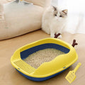 Semi-Closed Cat Litter Box - Litter Box - Shop for less