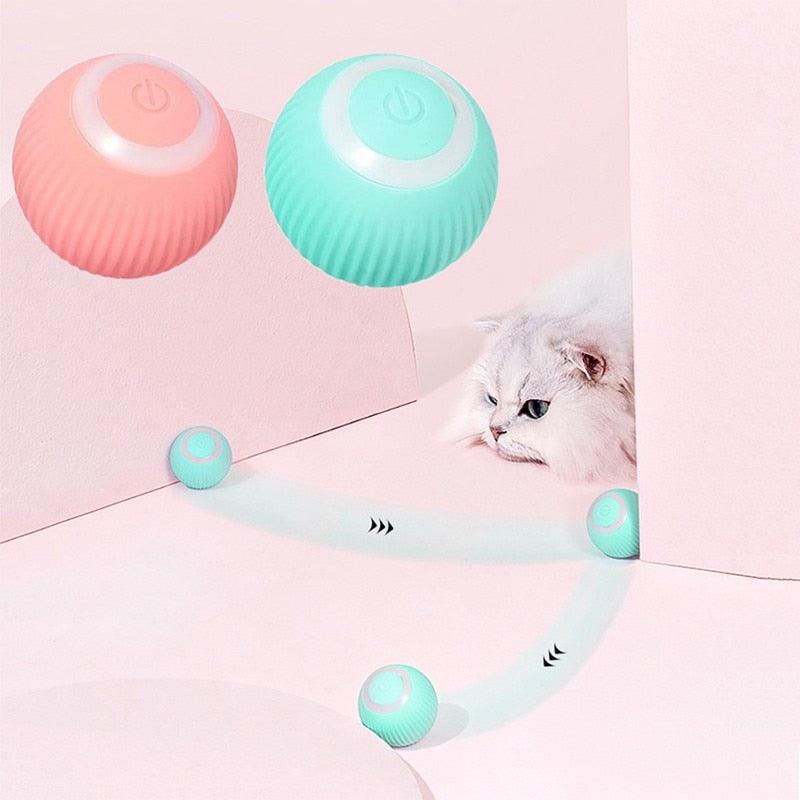 USB Automatic Smart Interactive Cat Toy, Smart Ball Rolling Ball - Shop for less