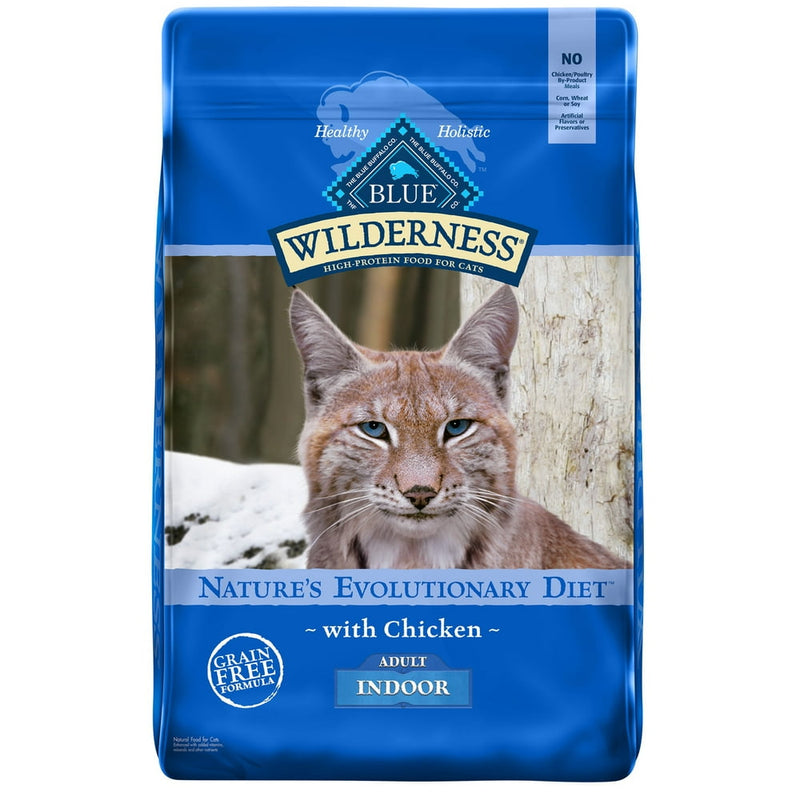 Wilderness High Protein Indoor Chicken Dry Cat Food for Adult Cats, Grain-Free, 2 Lb. Bag - Shop for less