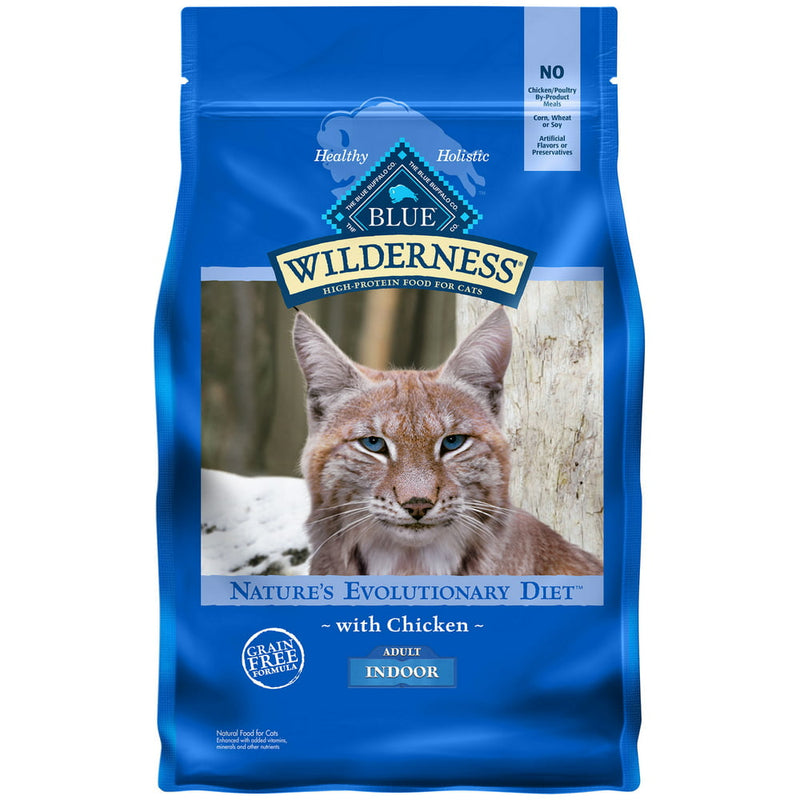 Wilderness High Protein Indoor Chicken Dry Cat Food for Adult Cats, Grain-Free, 2 Lb. Bag - Shop for less