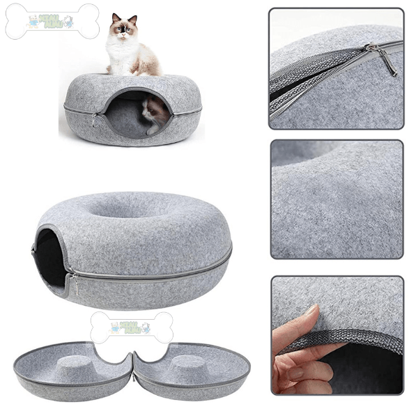 Wool Felt Cave Tunnel Walk for Cats - Shop for less