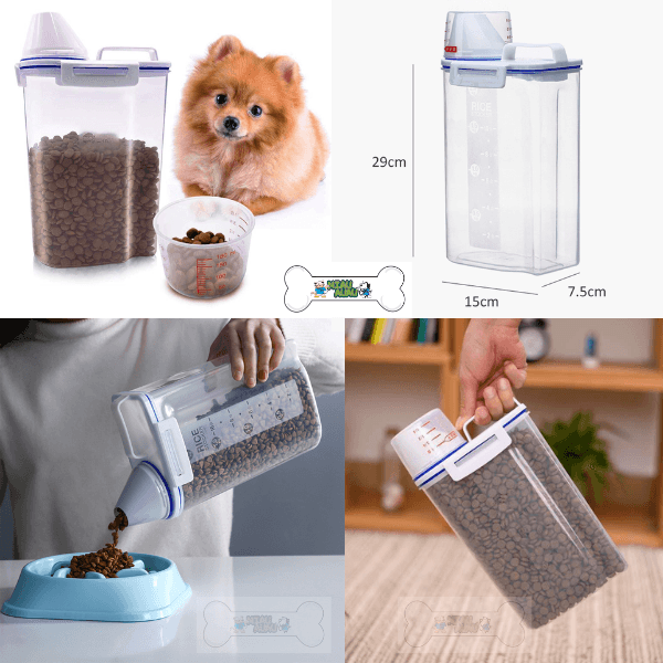 Pet food dispenser and storage unit - Buy 1 and get 2 - Shop for less