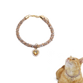 Crystal Necklace for Cats with Heart Pendant - Sweet Cat - Shop for less