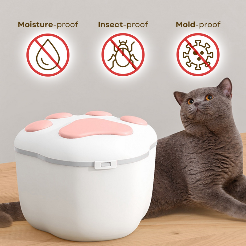 Cat Paw Kibble Container - Shop for less