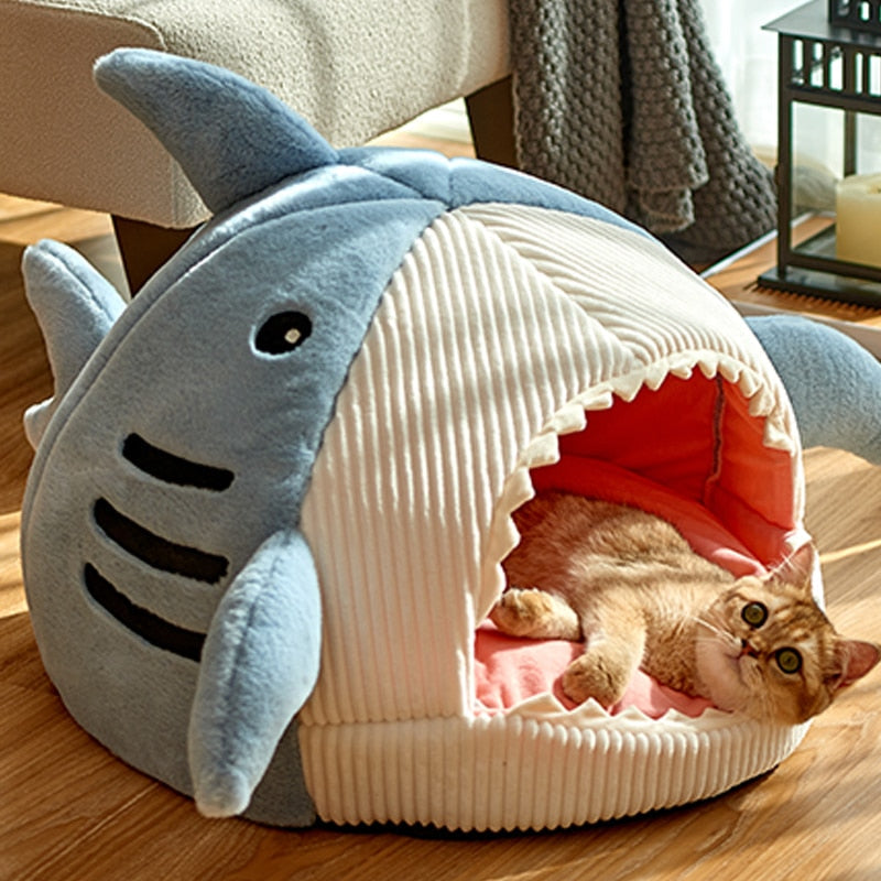 Cat Bed With Thermal Protection - Shark Cat - Shop for less