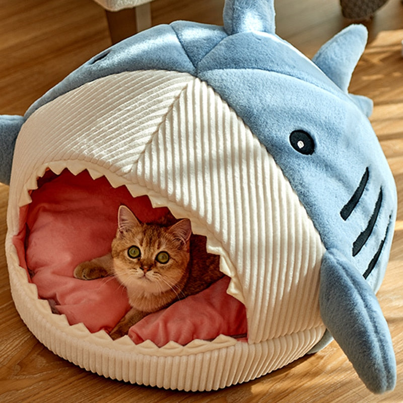 Cat Bed With Thermal Protection - Shark Cat - Shop for less