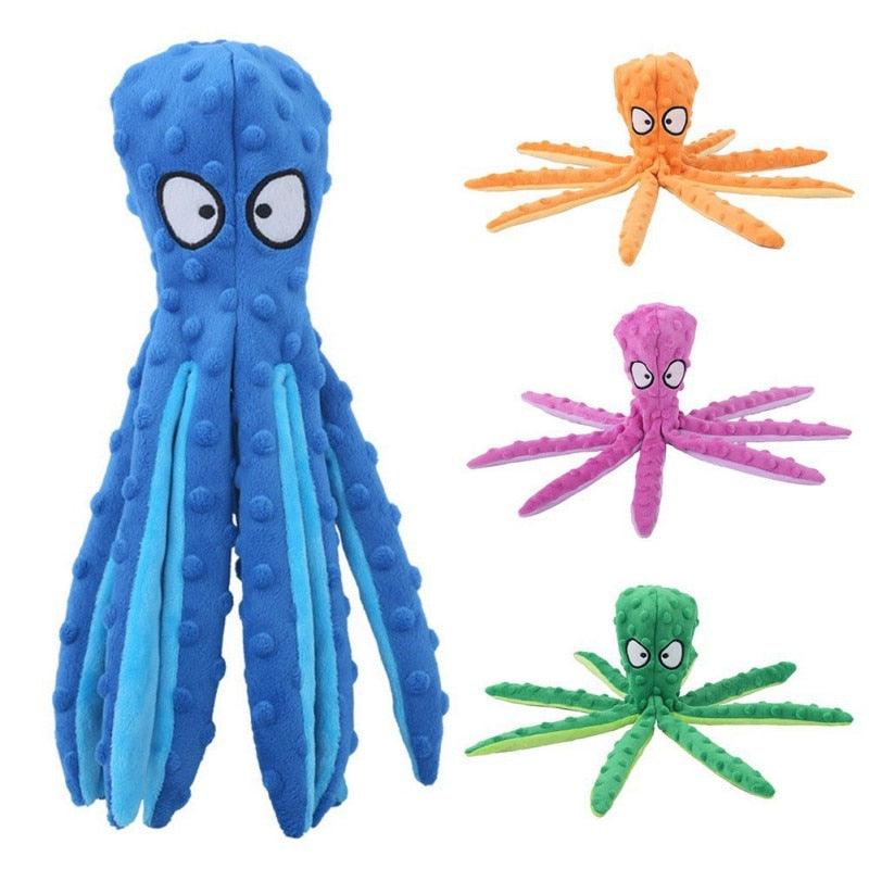 Octopus Octopus Plush Pet Dog Toy with Unique Internal Whistle - Shop for less