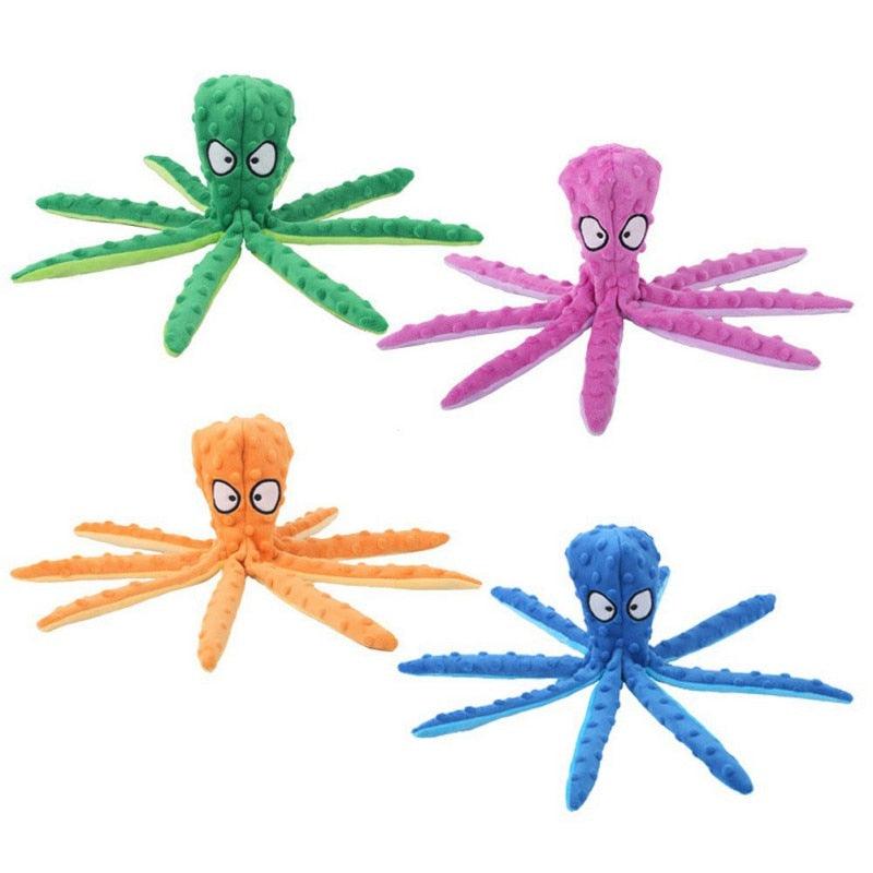 Octopus Octopus Plush Pet Dog Toy with Unique Internal Whistle - Shop for less