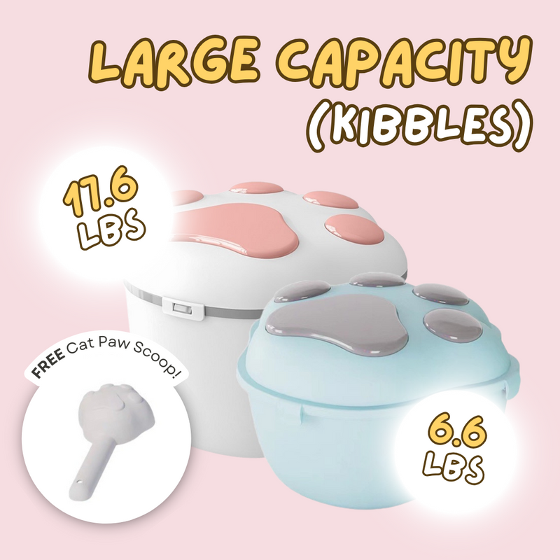 Cat Paw Kibble Container - Shop for less