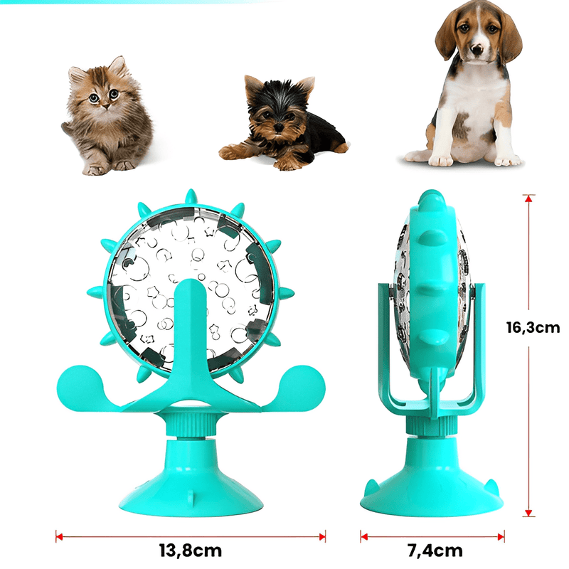 Interactive Feeder Toy for Dogs and Cats - Pet Wheels - Shop for less