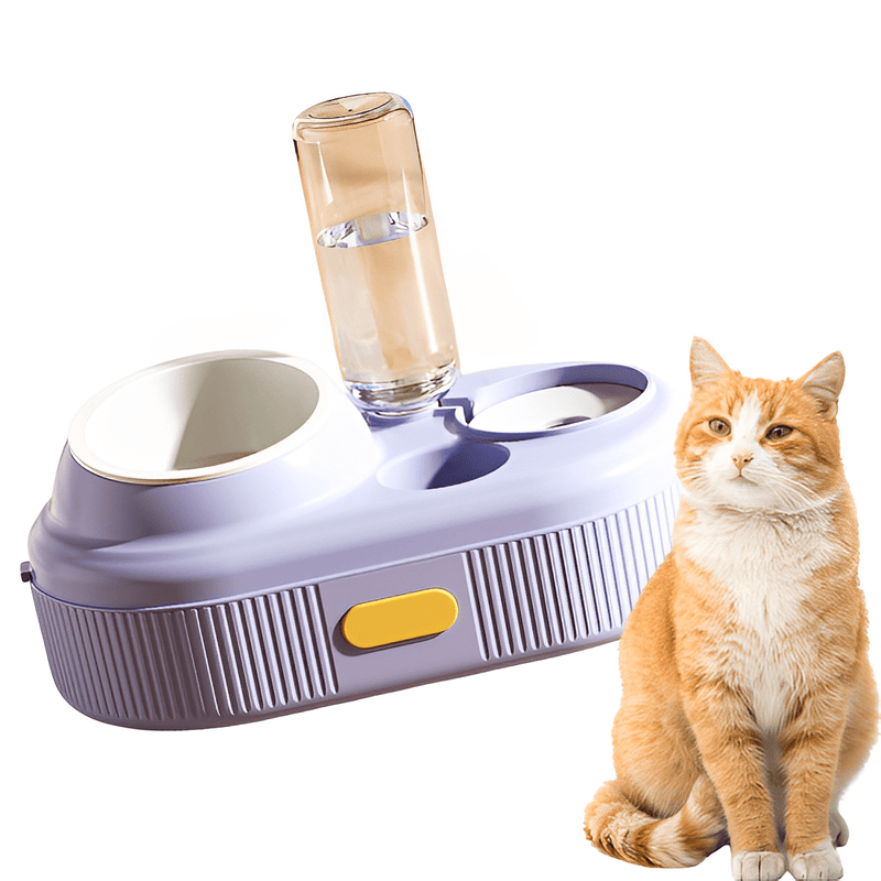 Feeder and Drinker for Cats 4 in 1 - Shop for less