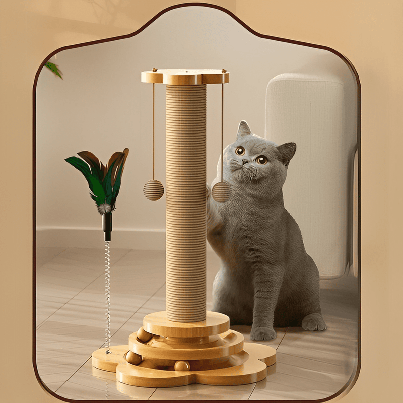 4 in 1 Cat Scratcher - Sisal Tower - Shop for less