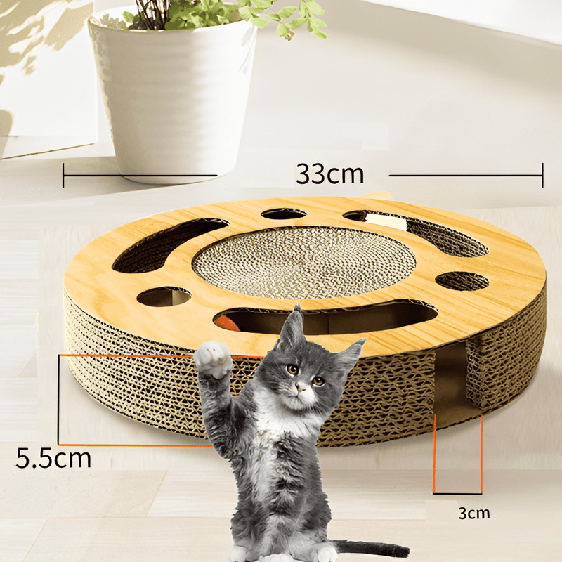 Cat Scratcher and Toy 2 in 1 - Cat Play - Shop for less