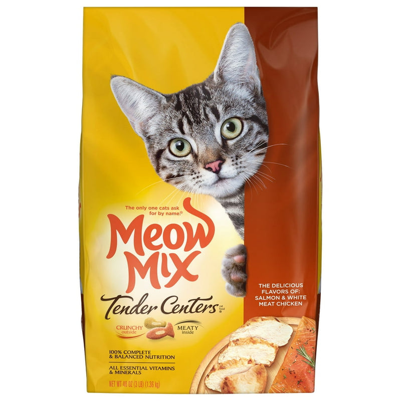 Tender Centers Salmon & White Meat Chicken Dry Cat Food, 13.5 Pounds - Shop for less