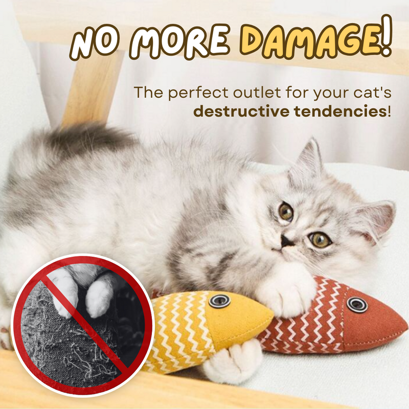 Fish Catnip Toy - Shop for less