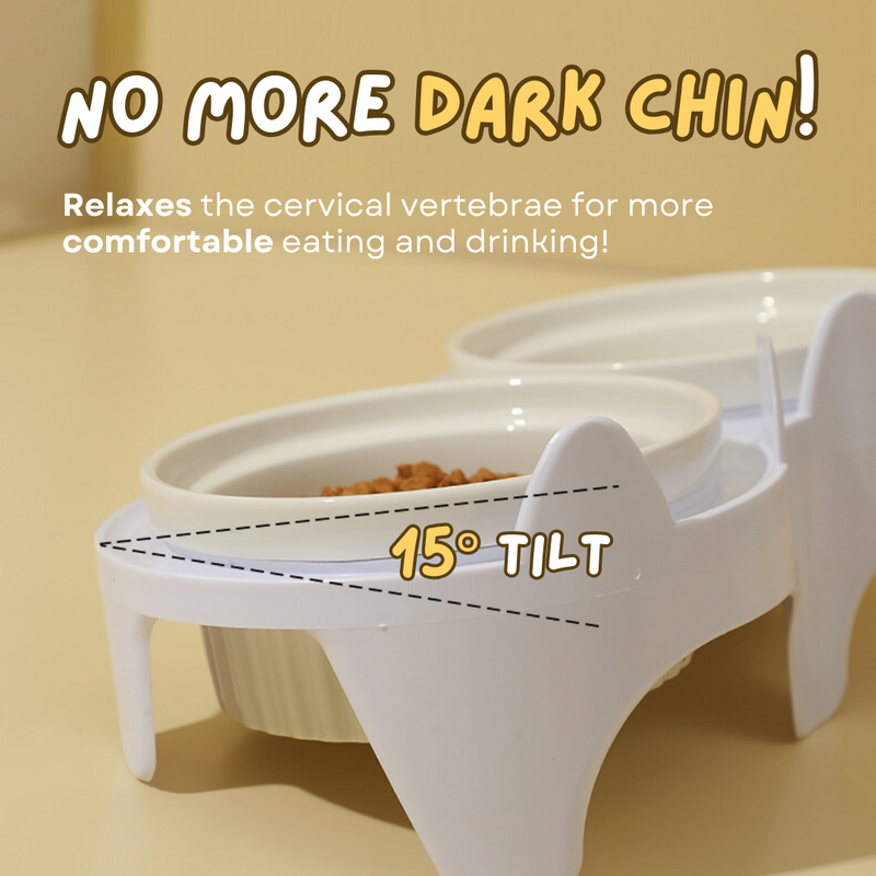 Elevated Ceramic Cat Bowl - Shop for less