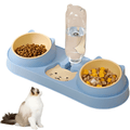 Ergonomic Feeder and Drinker for Cats 3 in 1 - Shop for less