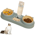 Ergonomic Feeder and Drinker for Cats 3 in 1 - Shop for less