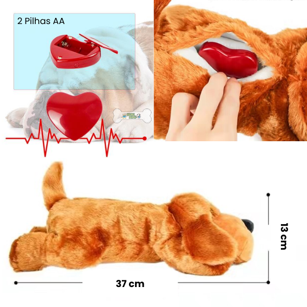 Stuffed Dog for Separation Anxiety Relief - Love Puppy - Shop for less