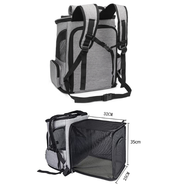 Foldable and Expandable Cat Carrier Bag - Shop for less