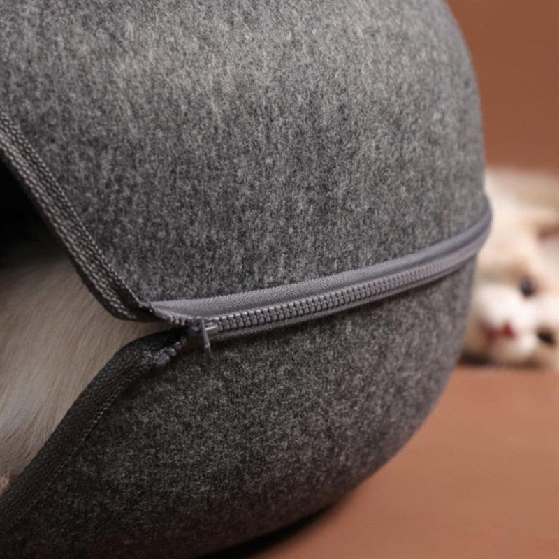 Wool Felt Cave Tunnel Walk for Cats - Shop for less