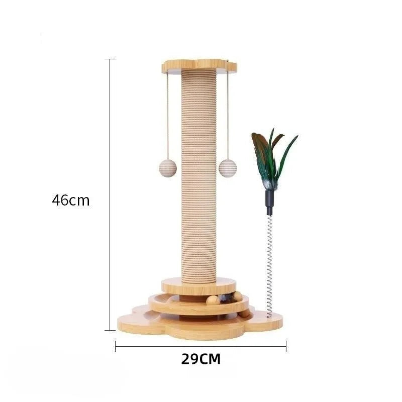 4 in 1 Cat Scratcher - Sisal Tower - Shop for less