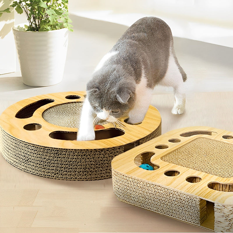 Cat Scratcher and Toy 2 in 1 - Cat Play - Shop for less