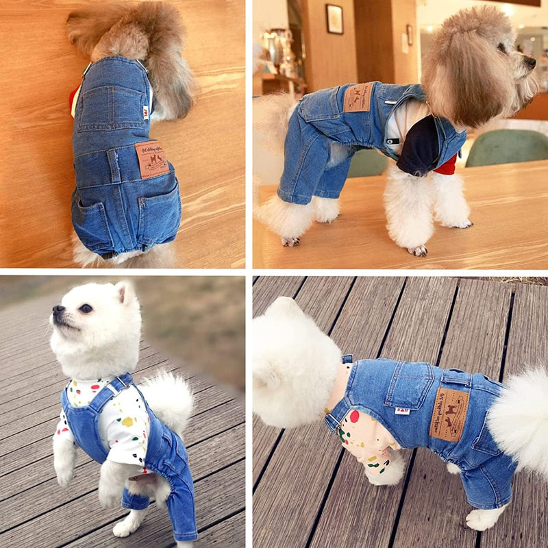 Denim Overalls for Dogs - Shop for less