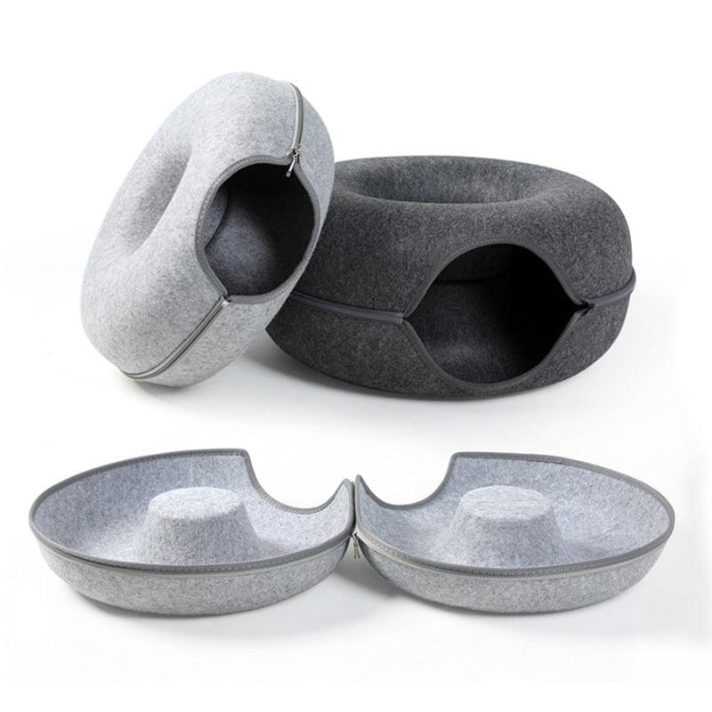 Wool Felt Cave Tunnel Walk for Cats - Shop for less