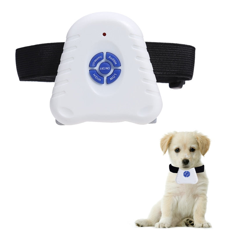 Ultrasonic Shockless Anti-Bark Collar for Dog - Easy Bark - Shop for less