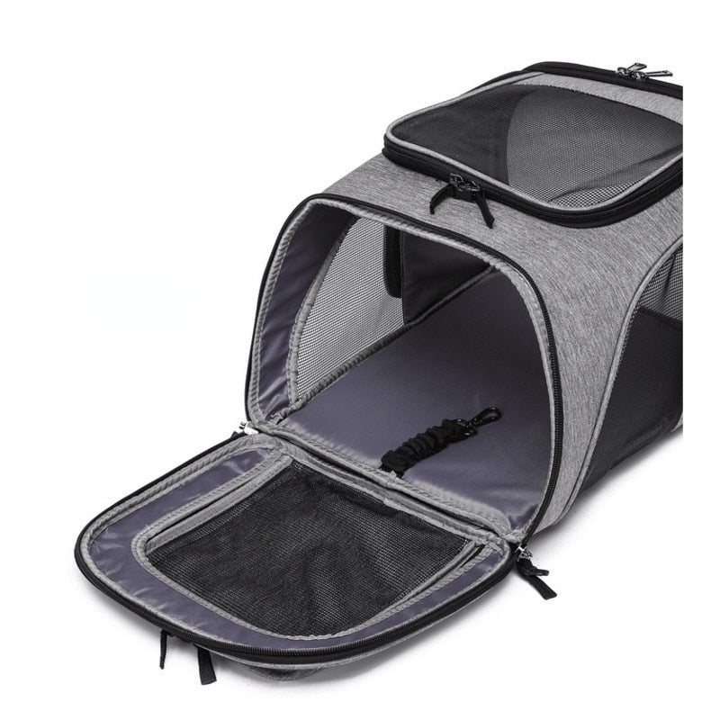 Foldable and Expandable Cat Carrier Bag - Shop for less