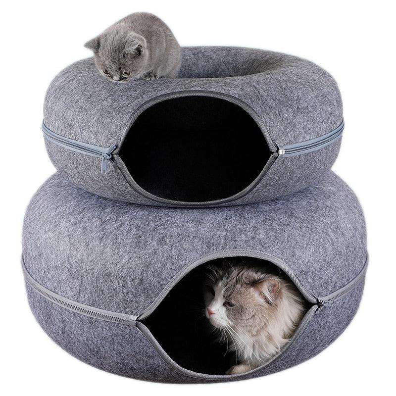 Wool Felt Cave Tunnel Walk for Cats - Shop for less