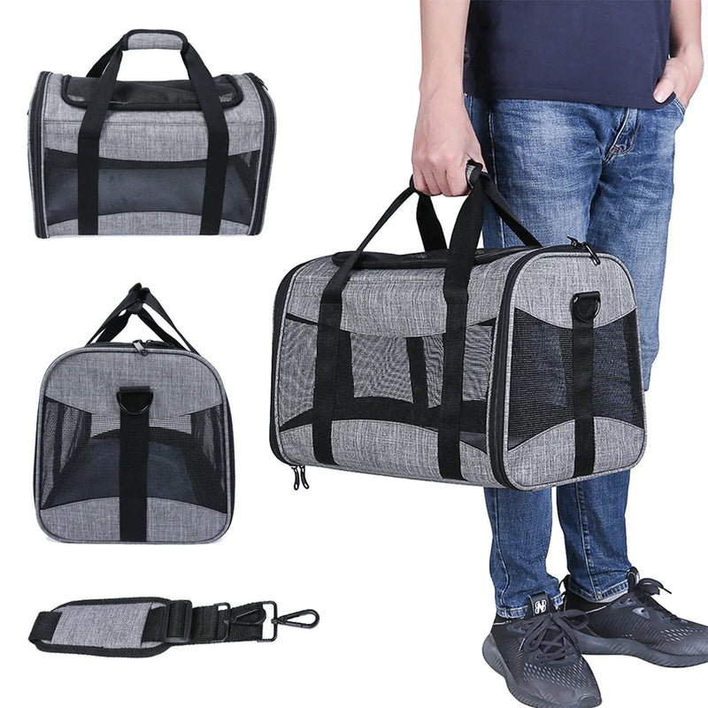 Transport bag for cats and small dogs - AirTravel - Shop for less