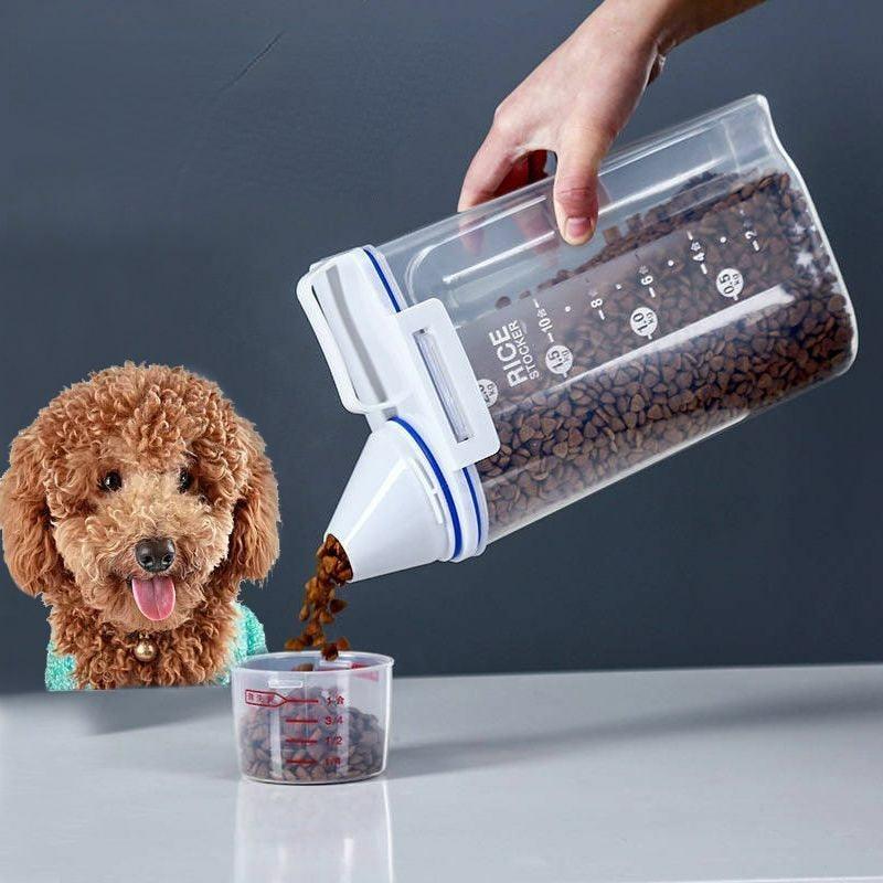 Pet food dispenser and storage unit - Buy 1 and get 2 - Shop for less