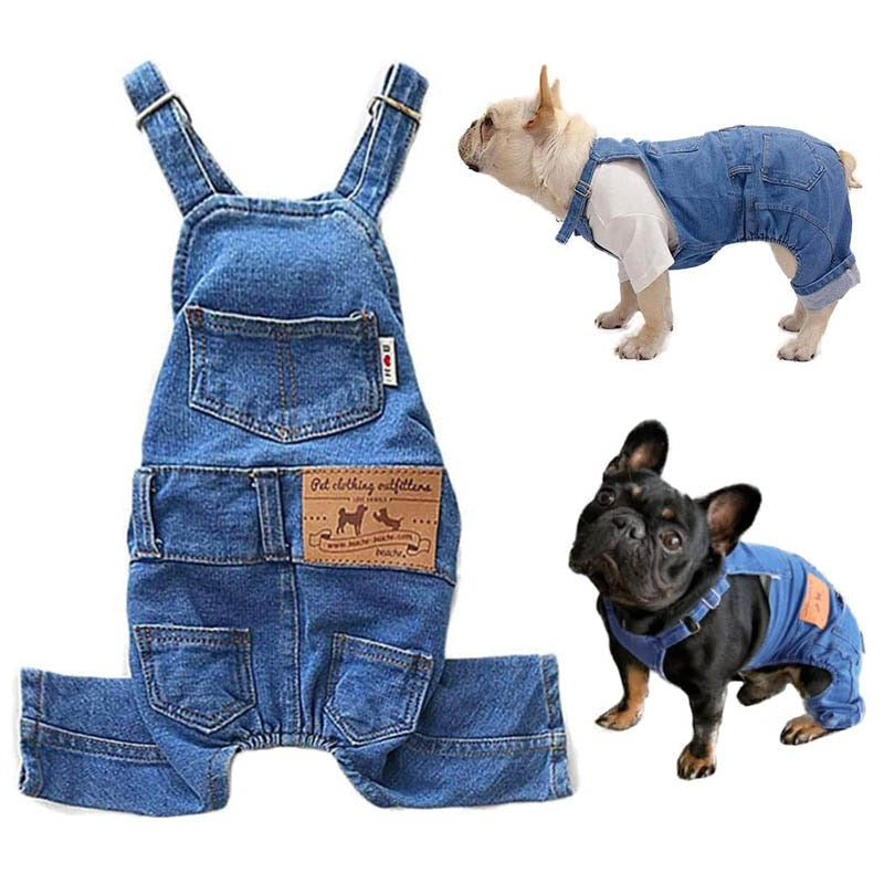 Denim Overalls for Dogs - Shop for less