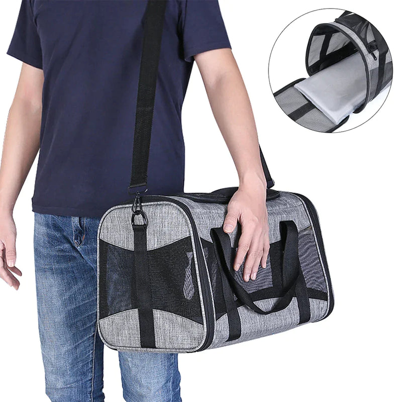 Transport bag for cats and small dogs - AirTravel - Shop for less