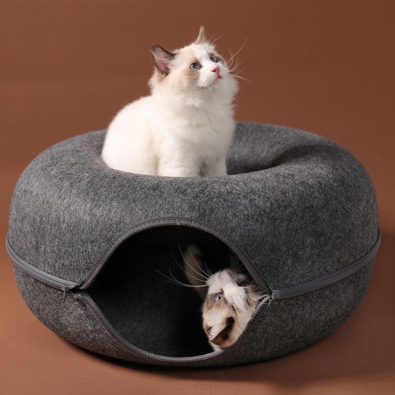 Wool Felt Cave Tunnel Walk for Cats - Shop for less